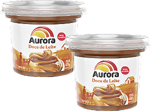 Kit 2 Doce De Leite Tradicional 400g Aurora