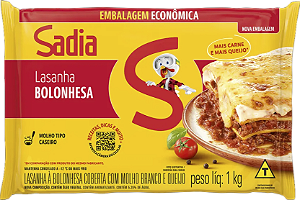 Lasanha Bolonhesa 1Kg Sadia