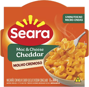 Mac & Cheese Cheddar Tradicional 300g Seara