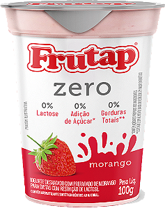 Copo Iogurte Morango Zero 100g Frutap