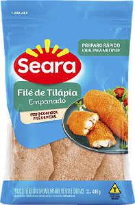 Filé De Tilápia Empanada 400g Seara