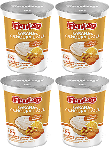 Kit 4 Iogurte Integral Cenoura, Laranja e Mel 150g Frutap