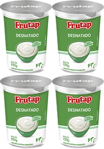 Kit 4 Iogurte Integral Desnatado 150g Frutap