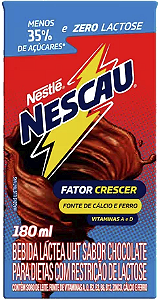 Achocolatado Zero Lactose 180ml Nescau