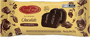 Bolo De Chocolate Com Recheio De Chocolate 250g Santa Edwiges