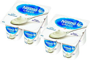 Kit 2 Iorgute Grego Tradicional Bandeja 360g Nestle