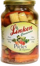 Picles De Legumes Em Conserva 300g Linken