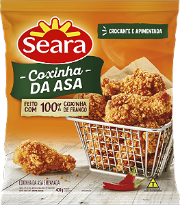 Coxinha Da Asa Empanada Apimentada 400g Seara