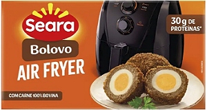 Bolovo Empanado Carne Com Ovo 242g Seara Air Fryer