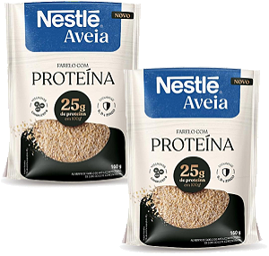 Kit 2 Farelo de Aveia Com 25g Proteína 160g Nestlé