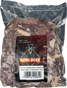 Coxão Duro Serenada Cubos Congelado 1Kg King Beef Reserva