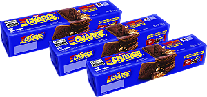 Kit 3 Biscoito Chocolate, Caramelo e Amendoim 130g Charge
