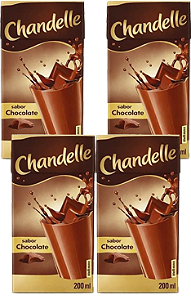 Kit 4 Achocolatado 200ml Chandelle