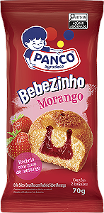 Bolinho Bebezinho Morango 70g Panco