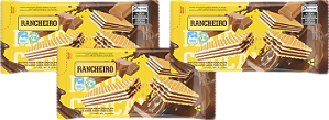 Kit 3 Biscoito Wafer Chocolate 78g Rancheiro