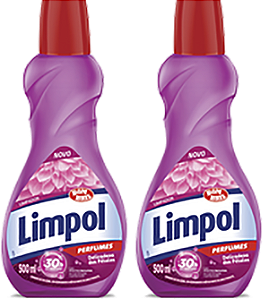 Kit 2 Limpador Perfumado Delicadeza Das Pétalas 500ml Limpol