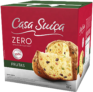 Panettone De Frutas Sem Açúcar 400g Casa Suíça