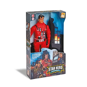 BONECO ARTICULADO STAR HERO BOMBEIRO EC ST
