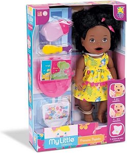 BONECA MY LITTLE COLLECTION PRIMEIRA PAPINHA (NEGRA) EC ST