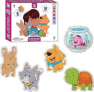 Q.B I LOVE MY PETS - 30 PEÇAS EC ST