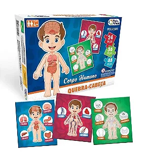 Q. CABECA 24/36/48 PCS PROG - CORPO HUMANO
