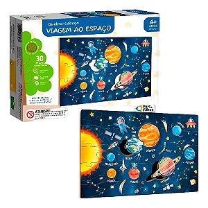 Q. CABECA 38 PCS - VIAGEM AO ESPACO - MADEIRA EC ST