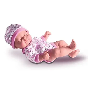 BONECA CHEIRINHO DE AMOR PETIT REBORN DORMINDO