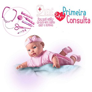 BONECA BEBE PRIMEIRA CONSULTA