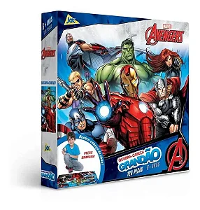 QUEBRA CABEÇA  GRANDAO 120 PC - OS VINGADORES