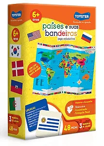 JOGO PAISES E SUAS BANDEIRAS TOYSTER