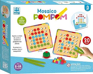MAD - MOSAICO POMPOM JOGO DE TABULEIRO NIG