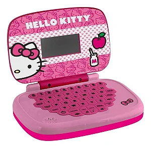 MINIGAME LAPTOP HELLO KITTY C/TELA INCORPORADA - PILHAS INCLUSAS