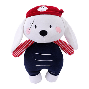 PELUCIA COELHO PIRATA ZIP