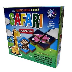 QUEBRA CABEÇA SAFARI UNICA 32 PÇS EC ST