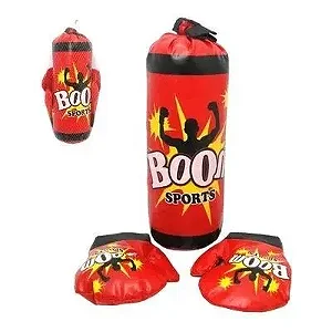 SACO DE BOXE INFANTIL MEGA BOOM WELLMIX