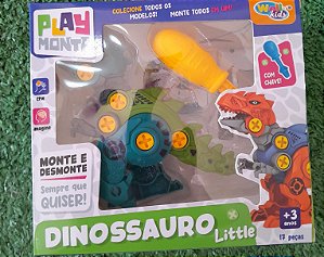 DINOSSAURO MONTA E DESMONTA 17 PÇ WELLMIX