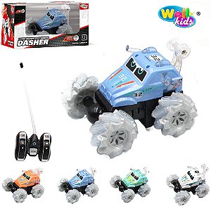 CARRINHO DE CONTROLE REMOTO 7 FUNCOES E LUZ DASHER WELLMIX