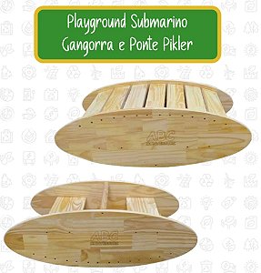 PLAYGROUND SUBMARINO PIKLER 1.300mm(C) x 950mm(A) x 50mm(L) CT 1699