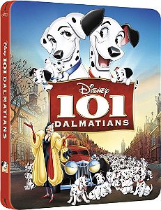 Blu-Ray SteelBook 101 Dálmatas | 101 Dalmatians - Disney - Dublado e Legendado