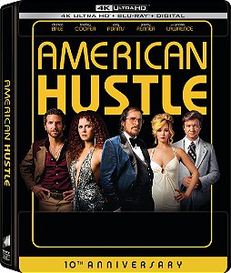 4K UHD + Blu-Ray SteelBook Trapaça | American Hustle - Jennifer Lawrence
