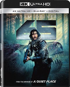 4K UHD + Blu-Ray 65 Ameaça Pré Histórica - Adam Driver