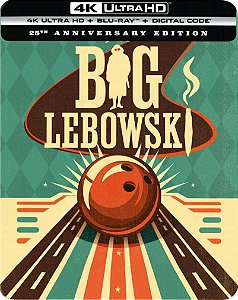 4K UHD + Blu-Ray SteelBook O Grande Lebowski | Big Lebowski - Dublado e Legendado