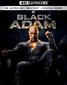 4K UHD + Blu-Ray Adão Negro | Black Adam - DC / Dub e Leg