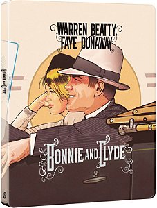 Blu-Ray SteelBook Bonnie e Clyde Uma Rajada de Balas / Leg