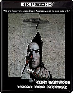4K UHD + Blu-Ray Alcatraz Fuga Impossível | Escape From Alcatraz - Clint Eastwood