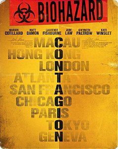 4K UHD + SteelBook Contágio - Matt Damon | Contagion - Leg