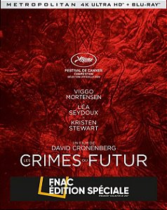 4K UHD + Blu-ray SteelBook Crimes do Futuro - David Cronenberg| Crimes of the Future