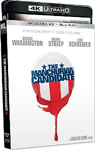 4K UHD + Blu-Ray Sob o Domínio do Mal | The Manchurian Candidate - Denzel Washington - Meryl Streep