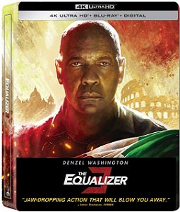 4K UHD + Blu-Ray SteelBook O Protetor 3 - Denzel Washington | Equalizer 3