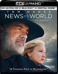 4K UHD + Blu-Ray Relatos do Mundo | News Of The World - Tom Hanks